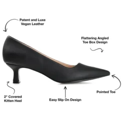 Journee Collection Womens Celica Slip On Kitten Heel Pointed Toe Pumps 24 Journee Collection Womens Celica Slip On Kitten Heel Pointed Toe Pumps -Journee Collection GUEST 8a76f3ef 94e9 43c3 8ee2 bffb77f933b9