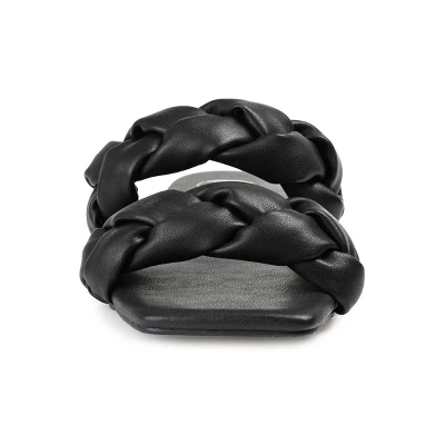 Journee Collection Womens Arietta Slide Low Block Heel Sandals 7 Journee Collection Womens Arietta Slide Low Block Heel Sandals - Image 5