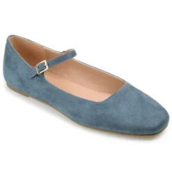 Journee Collection Womens Carrie Buckle Square Toe Mary Jane Flats -Journee Collection GUEST 8b812d3c d6ed 49e6 a6f5 7aee430b44e0