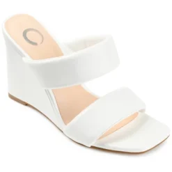 Journee Collection Womens Kailee Tru Comfort Foam Slip On Open Square Toe Wedge Sandals -Journee Collection GUEST 8de6ad52 4649 43cb 9a15 27503327e945