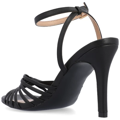 Journee Collection Womens Vanita Multi Strap Stiletto Open Toe Pumps 8 Journee Collection Womens Vanita Multi Strap Stiletto Open Toe Pumps - Image 6