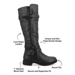 Journee Collection Womens Bite Stacked Heel Riding Boots 19 Journee Collection Womens Bite Stacked Heel Riding Boots -Journee Collection GUEST 8f302653 f9e9 4752 85ec dc9d5b7d2abe