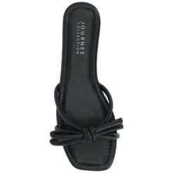 Journee Collection Womens Soma Tru Comfort Foam Slide Low Block Heel Sandals -Journee Collection GUEST 90222788 1959 42c9 96fb 154e5f76f46e