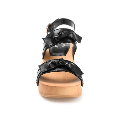 Journee Collection Womens Tia Double Bow Accent Clog Sandals 7 Journee Collection Womens Tia Double Bow Accent Clog Sandals - Image 5