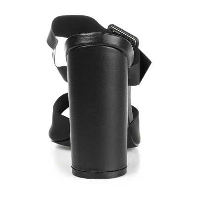 Journee Collection Womens Luca Tru Comfort Foam Open Square Toe Block Heel Sandals 4 Journee Collection Womens Luca Tru Comfort Foam Open Square Toe Block Heel Sandals - Image 2