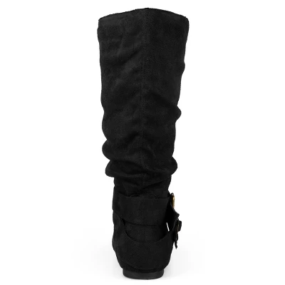 Journee Collection Womens Shelley-6 Round Toe Mid Calf Boots 4 Journee Collection Womens Shelley-6 Round Toe Mid Calf Boots - Image 2