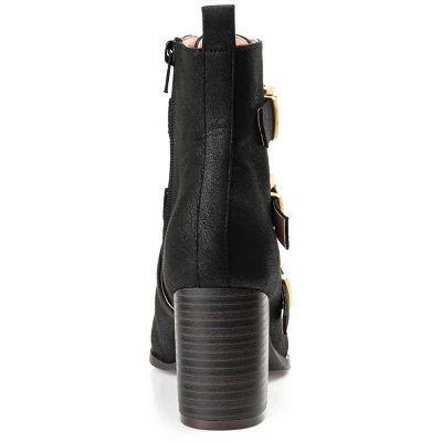 Journee Collection Womens Winsley Tru Comfort Foam Inside Zip Stacked Heel Booties 4 Journee Collection Womens Winsley Tru Comfort Foam Inside Zip Stacked Heel Booties - Image 2
