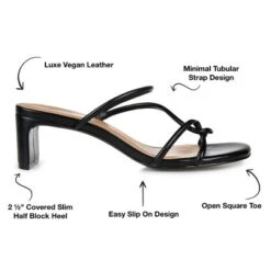 Journee Collection Womens Rianne Open Square Toe Half Block Heel Sandals 21 Journee Collection Womens Rianne Open Square Toe Half Block Heel Sandals -Journee Collection GUEST 91988ba9 e58a 43b7 9948 b90c40ad38fb