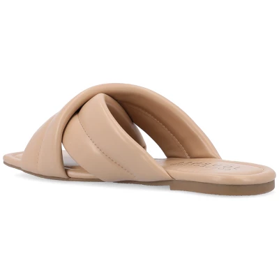 Journee Collection Womens Divyah Tru Comfort Foam Puff Strap Slide Sandals 8 Journee Collection Womens Divyah Tru Comfort Foam Puff Strap Slide Sandals - Image 6