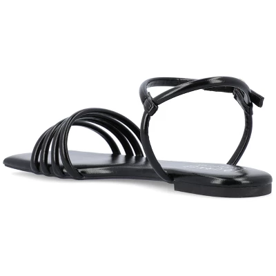 Journee Collection Womens Lyddea Tru Comfort Foam Buckle Multi Strap Sandal 8 Journee Collection Womens Lyddea Tru Comfort Foam Buckle Multi Strap Sandal - Image 6