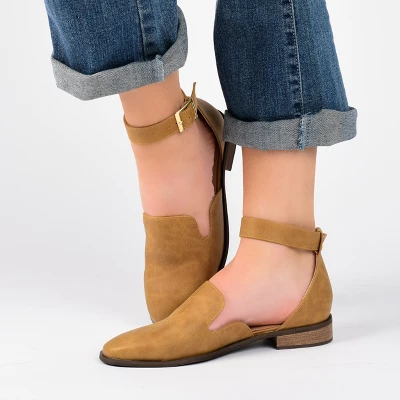 Journee Collection Womens Loreta Buckle Square Toe Loafer Flats 10 Journee Collection Womens Loreta Buckle Square Toe Loafer Flats - Image 8