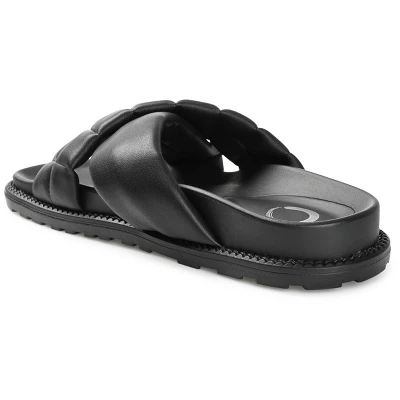 Journee Collection Womens Aveena Slide Flat Sandals 8 Journee Collection Womens Aveena Slide Flat Sandals - Image 6