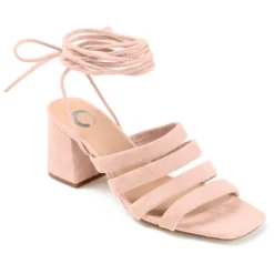 Journee Collection Womens Sevyn Open Square Toe Block Heel Sandals -Journee Collection GUEST 95d1c136 5e38 4d08 8d37 56d8d3606498