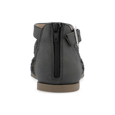 Journee Collection Womens Florence Tru Comfort Foam Gladiator Flat Sandals 4 Journee Collection Womens Florence Tru Comfort Foam Gladiator Flat Sandals - Image 2