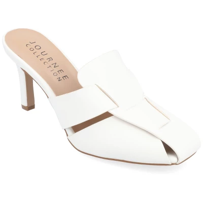 Journee Collection Womens Tristin Slip On Stiletto Square Toe Mule Pumps 14 Journee Collection Womens Tristin Slip On Stiletto Square Toe Mule Pumps - Image 12