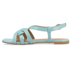 Journee Collection Womens Alorra Tru Comfort Foam Buckle Flat Sandals