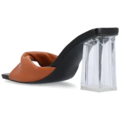 Journee Collection Womens Aylia Clear Block Heel Soft Vegan Leather Slip On Sandals 19 Journee Collection Womens Aylia Clear Block Heel Soft Vegan Leather Slip On Sandals -Journee Collection GUEST 96bad67e 87e7 47e1 97ba 781a700202dc