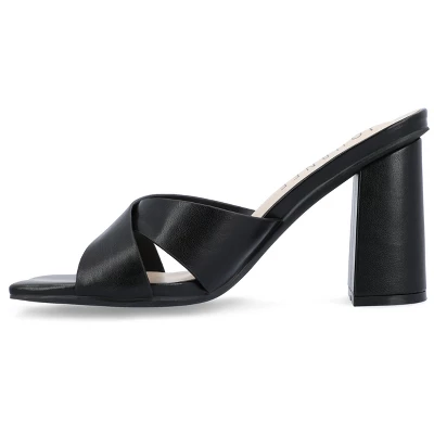 Journee Collection Womens Chazz Tru Comfort Foam Vegan Leather Block Heel Sandals 3 Journee Collection Womens Chazz Tru Comfort Foam Vegan Leather Block Heel Sandals