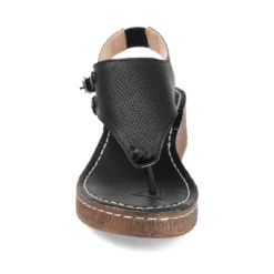 Journee Collection Womens Mckell Wedge Heel Buckle Sandals -Journee Collection GUEST 97d7f344 cd51 4031 a5bb fc05f9502798