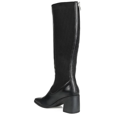 Journee Collection Womens Winny Tru Comfort Foam Wide Calf Stacked Heel Knee High Boots 8 Journee Collection Womens Winny Tru Comfort Foam Wide Calf Stacked Heel Knee High Boots - Image 6