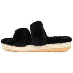 Journee Collection Women's Faux Fur Relaxx Slipper