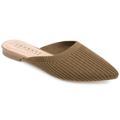 Journee Collection Womens Aniee Slip On Almond Toe Mule Flats 15 Journee Collection Womens Aniee Slip On Almond Toe Mule Flats - Image 13