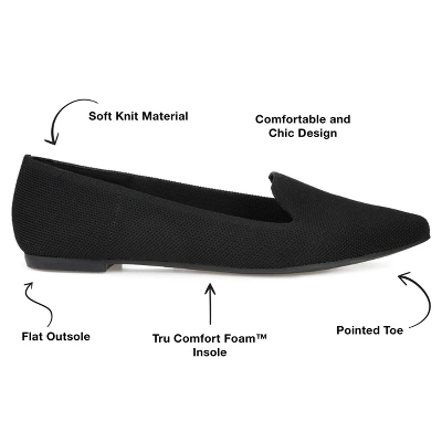 Journee Collection Womens Vickie Tru Comfort Foam Slip On Pointed Toe Loafer Flats 9 Journee Collection Womens Vickie Tru Comfort Foam Slip On Pointed Toe Loafer Flats - Image 7