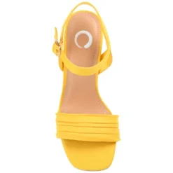 Journee Collection Womens Skiler Tru Comfort Foam Open Square Toe Block Heel Sandals Yellow 6.5 12 Journee Collection Womens Skiler Tru Comfort Foam Open Square Toe Block Heel Sandals Yellow 6.5 -Journee Collection GUEST 9908384e df47 4964 b297 7db932d24745