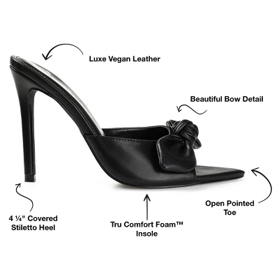 Journee Collection Womens Zelah Tru Comfort Foam Open Toe High Stiletto Pumps 9 Journee Collection Womens Zelah Tru Comfort Foam Open Toe High Stiletto Pumps - Image 7