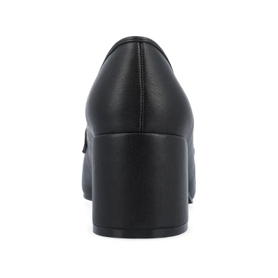 Journee Collection Womens Liyla Tru Comfort Foam Low Heel Square Toe Pumps 4 Journee Collection Womens Liyla Tru Comfort Foam Low Heel Square Toe Pumps - Image 2