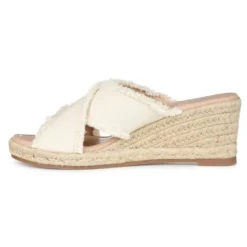 Journee Collection Womens Shanni Tru Comfort Foam Wedge Heel Espadrille Sandals