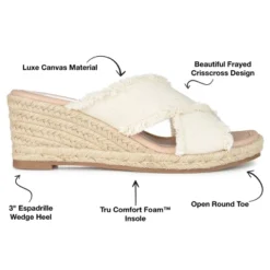 Journee Collection Womens Shanni Tru Comfort Foam Wedge Heel Espadrille Sandals 21 Journee Collection Womens Shanni Tru Comfort Foam Wedge Heel Espadrille Sandals -Journee Collection GUEST 9bfcf342 3e4d 4933 b3ea bb18c032ec9b