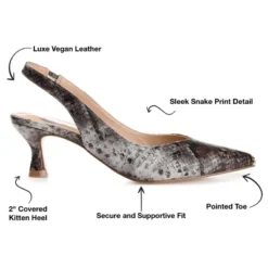 Journee Collection Womens Mikoa Kitten Heel Sling Back Pointed Toe Pumps 20 Journee Collection Womens Mikoa Kitten Heel Sling Back Pointed Toe Pumps -Journee Collection GUEST 9c3c8584 18b4 4b2b af17 700ed887aa4e