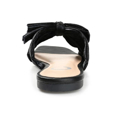 Journee Collection Womens Serlina Tru Comfort Foam Slide Low Block Heel Sandals 4 Journee Collection Womens Serlina Tru Comfort Foam Slide Low Block Heel Sandals - Image 2