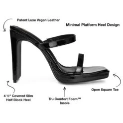 Journee Collection Womens Naivee Tru Comfort Foam Open Square Toe Platform Heel Sandals Black 10 16 Journee Collection Womens Naivee Tru Comfort Foam Open Square Toe Platform Heel Sandals Black 10 -Journee Collection GUEST 9f95c5e3 17c3 4177 b15f f8a3c39d967c