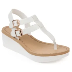 Journee Collection Womens Bianca Tru Comfort Foam Wedge Heel Buckle Sandals 27 Journee Collection Womens Bianca Tru Comfort Foam Wedge Heel Buckle Sandals -Journee Collection GUEST 9fe09eea 5f67 4049 9c63 6b5fedf79b13