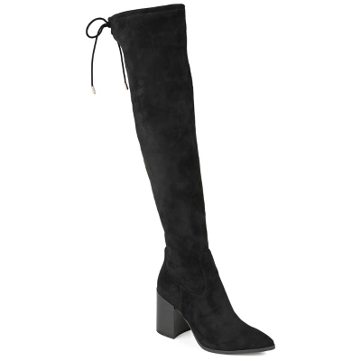 Journee Collection Womens Paras Tru Comfort Foam Stacked Heel Over The Knee Boots 10 Journee Collection Womens Paras Tru Comfort Foam Stacked Heel Over The Knee Boots - Image 9