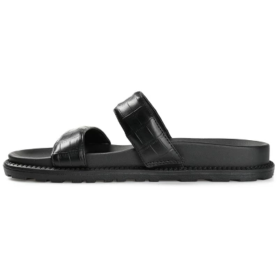 Journee Collection Womens Stellina Slide Flat Sandals 3 Journee Collection Womens Stellina Slide Flat Sandals