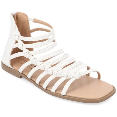 Journee Collection Womens Petrra Tru Comfort Foam Gladiator Back Zip Sandals 14 Journee Collection Womens Petrra Tru Comfort Foam Gladiator Back Zip Sandals - Image 12