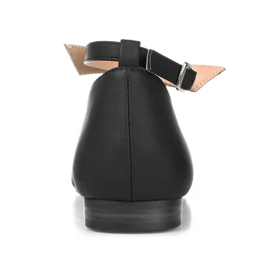 Journee Collection Womens Vielo Ballet Almond Toe Buckle Flats 4 Journee Collection Womens Vielo Ballet Almond Toe Buckle Flats - Image 2