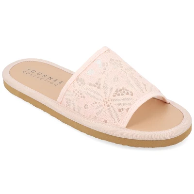 Journee Collection Womens Eniola Tru Comfort Foam Slide Flat Sandals 13 Journee Collection Womens Eniola Tru Comfort Foam Slide Flat Sandals - Image 11