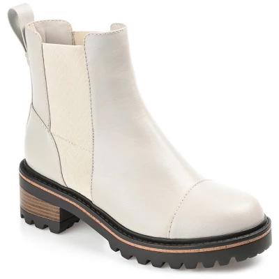 Journee Collection Womens Mirette Tru Comfort Foam Pull On Stacked Heel Booties 12 Journee Collection Womens Mirette Tru Comfort Foam Pull On Stacked Heel Booties - Image 10