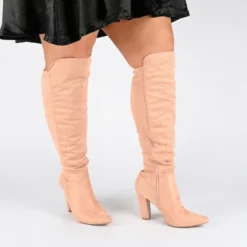 Journee Collection Womens Dominga Tru Comfort Foam Wide Calf Block Heel Knee High Boots -Journee Collection GUEST a120a9b6 9ed4 4c11 bff5 f369e4b50fbc