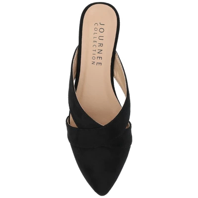 Journee Collection Womens Gerda Slip On Almond Toe Mules Flats 5 Journee Collection Womens Gerda Slip On Almond Toe Mules Flats - Image 3