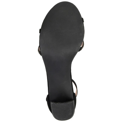 Journee Collection Womens Denali Open Toe Mid Block Heel Pumps 6 Journee Collection Womens Denali Open Toe Mid Block Heel Pumps - Image 4