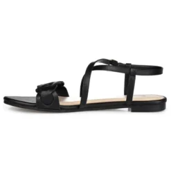 Journee Collection Womens Jalia Multi Strap Flat Sandals