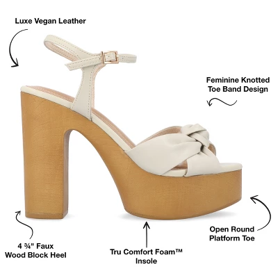 Journee Collection Womens Lorrica Tru Comfort Foam High Heel Open Toe Sandals 9 Journee Collection Womens Lorrica Tru Comfort Foam High Heel Open Toe Sandals - Image 7