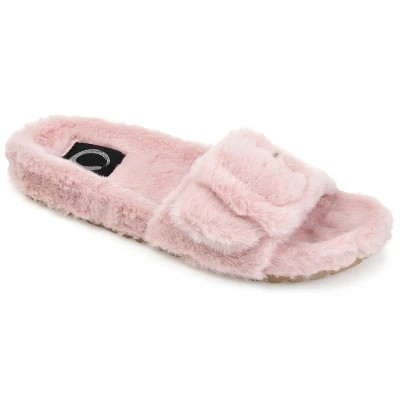 Journee Collection Women's Faux Fur Shadow Slipper 12 Journee Collection Women's Faux Fur Shadow Slipper - Image 10