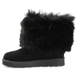 Journee Collection Womens Shanay Round Toe Pull On Winter Boots