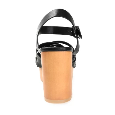 Journee Collection Womens Addisyn Tru Comfort Foam Woven Detail Clog Sandals 4 Journee Collection Womens Addisyn Tru Comfort Foam Woven Detail Clog Sandals - Image 2